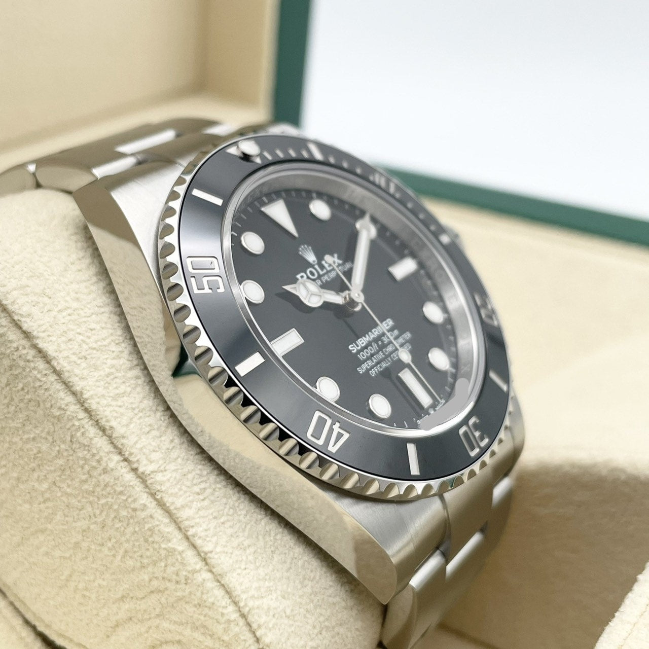 プレオウンド ロレックス サブマリーナ ノンデイト 124060 ブラック 41mm ステンレス オイスターブレス