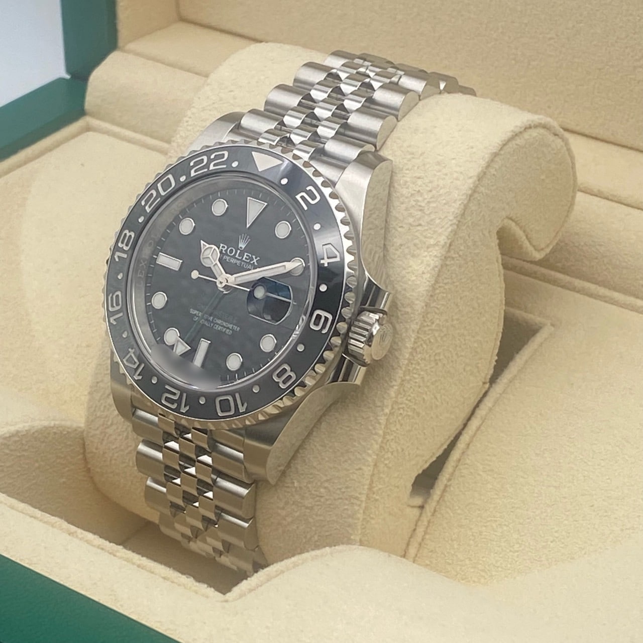 롤렉스 GMT 마스터 II 126710GRNR 검은 굴 팔찌 40mm