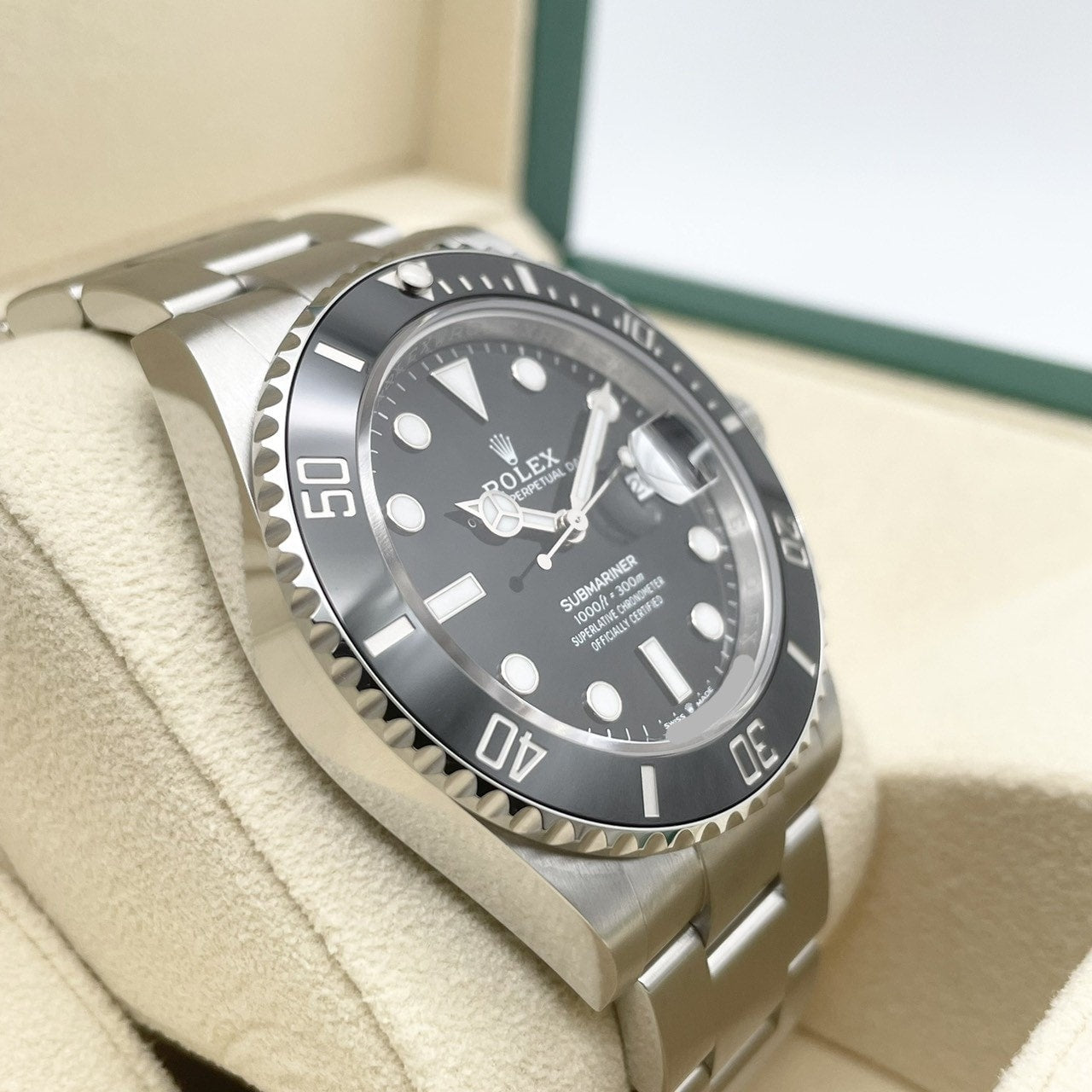 사전 소유 롤렉스 서브 마리너 날짜 126610ln 검은 색 41mm