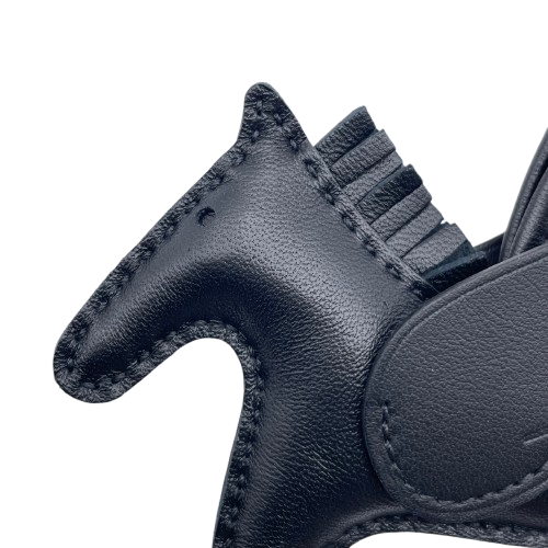 プレオウンド エルメス ペガサス バッグチャーム PM ノワール U刻印