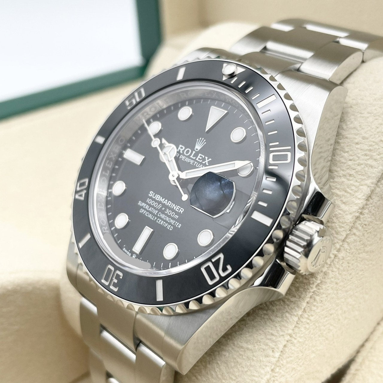 사전 소유 롤렉스 서브 마리너 날짜 126610ln 검은 색 41mm