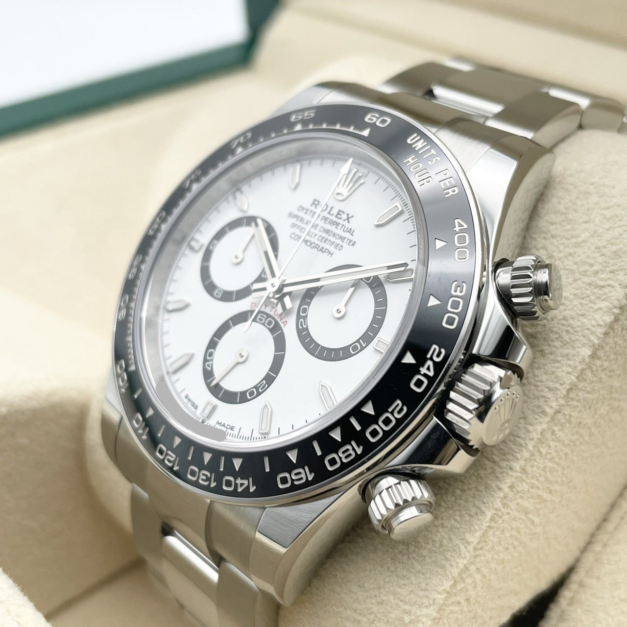 사전 소유 롤렉스 데이토나 126500ln 화이트 40mm