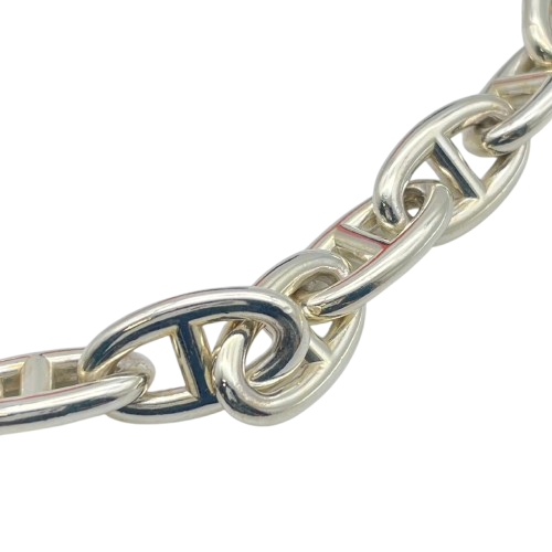 Hermes Chaine d'Ancre 项链 GM 925 银 29 链节