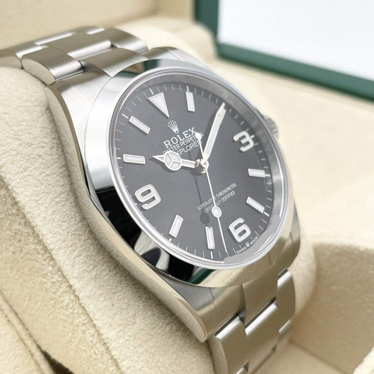 사전 소유 롤렉스 탐색기 224270 블랙 40mm