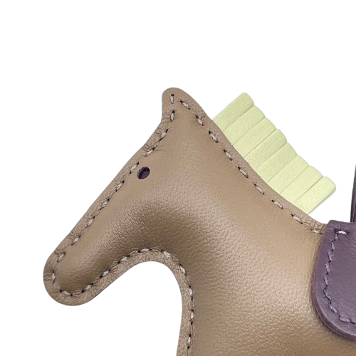 プレオウンド エルメス ロデオチャーム PM エトゥープ/ジョーヌミルトン/ルージュセリエ W刻印