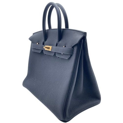 Hermes Birkin 25 Cavan Togo Gold Hardware u는 새겨 져 있습니다