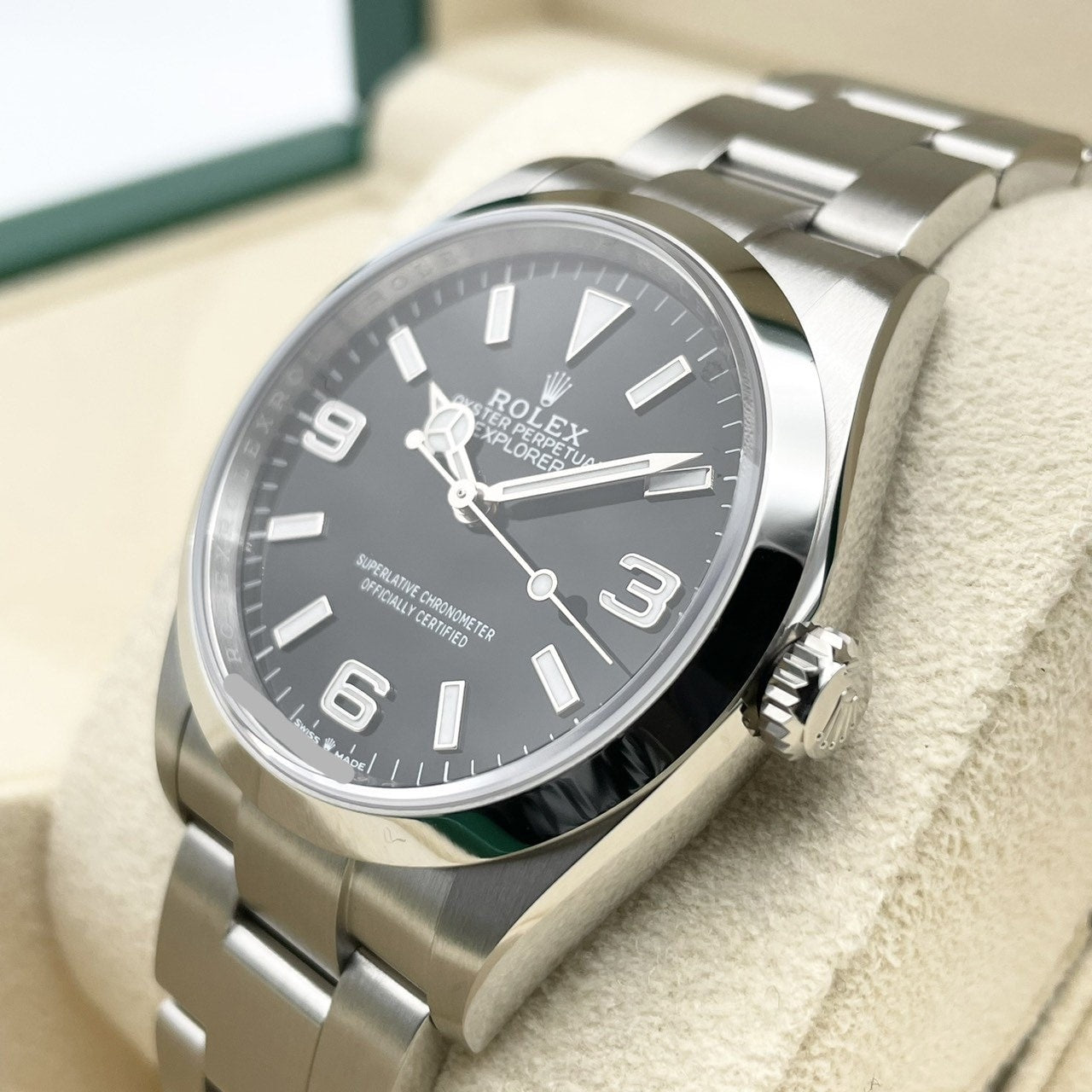 Pre-Owned Rolex Explorer I 124270 Black 36mm