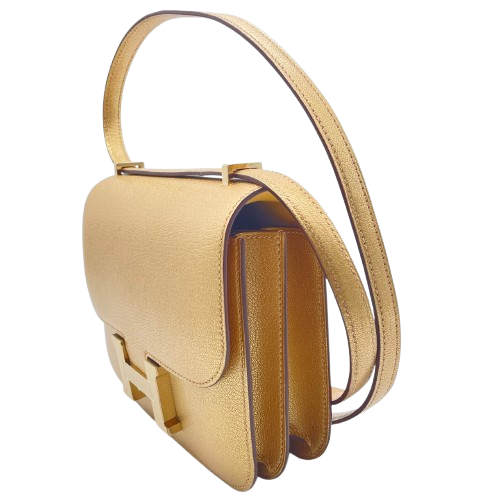 【奥运限定色】Hermes Constance Mini 18 Dore Chevre Shamquila 香槟金五金B印