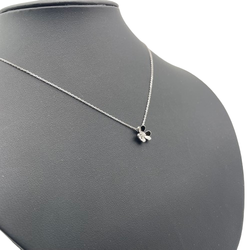 Van Cleef Arpels Frivol 목걸이 VCARP0J400 실버 화이트 골드