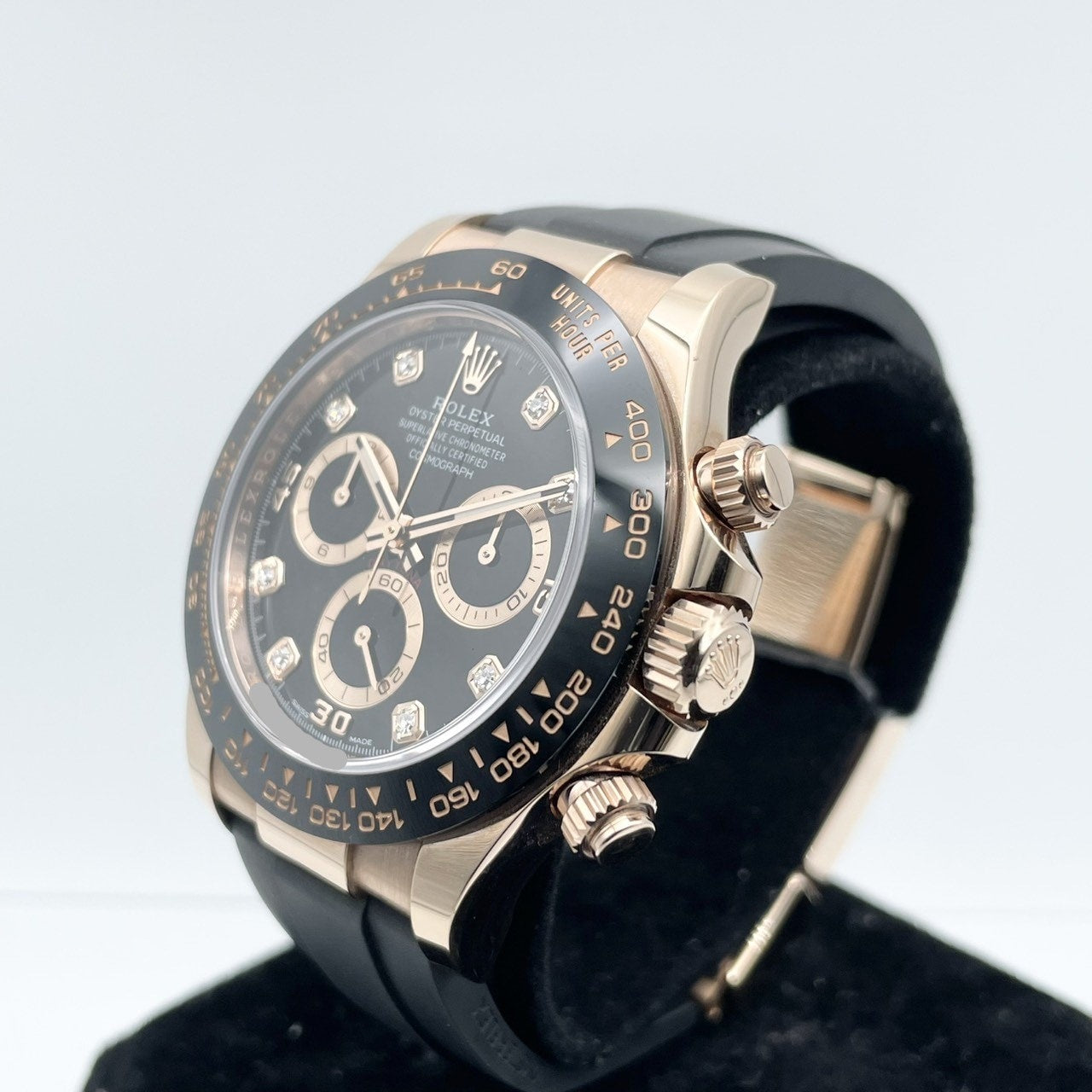プレオウンド ロレックス デイトナ 116515LNG ブラック 8Pダイヤ 40mm