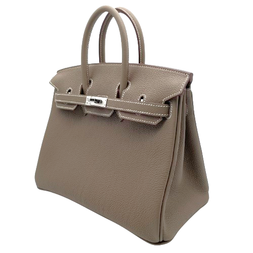 Hermes Birkin 25 Etoup Togo Silver Metal Fittings W 새로