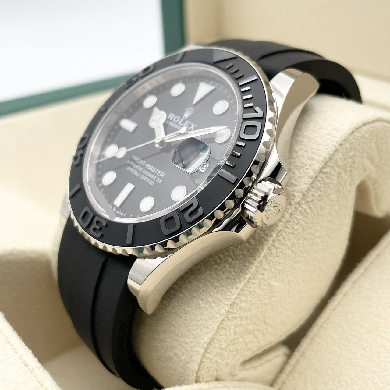 Rolex Yachtmaster 226659 Black White Gold 42mm