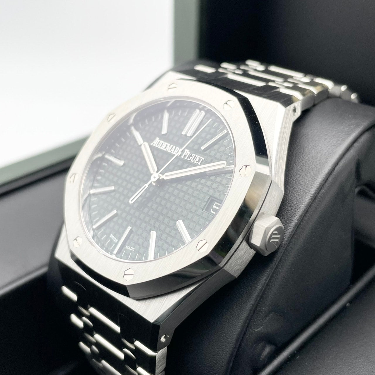 [50 주년 기념 로터 장착 모델! Audemars Piguet Royal Oak 15510st.oo.1320st.04 카키색 녹색 41mm