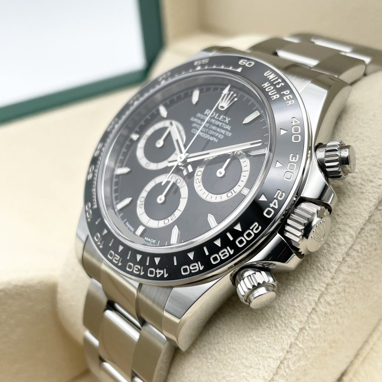 プレオウンド ロレックス デイトナ 126500LN ブラック ステンレススチール オイスターブレス 40mm