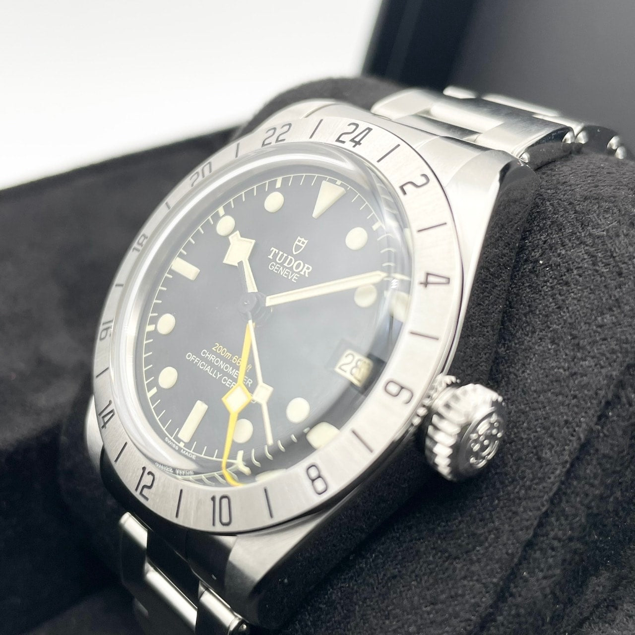 二手都铎式黑湾Pro M79470-0001黑色不锈钢39mm