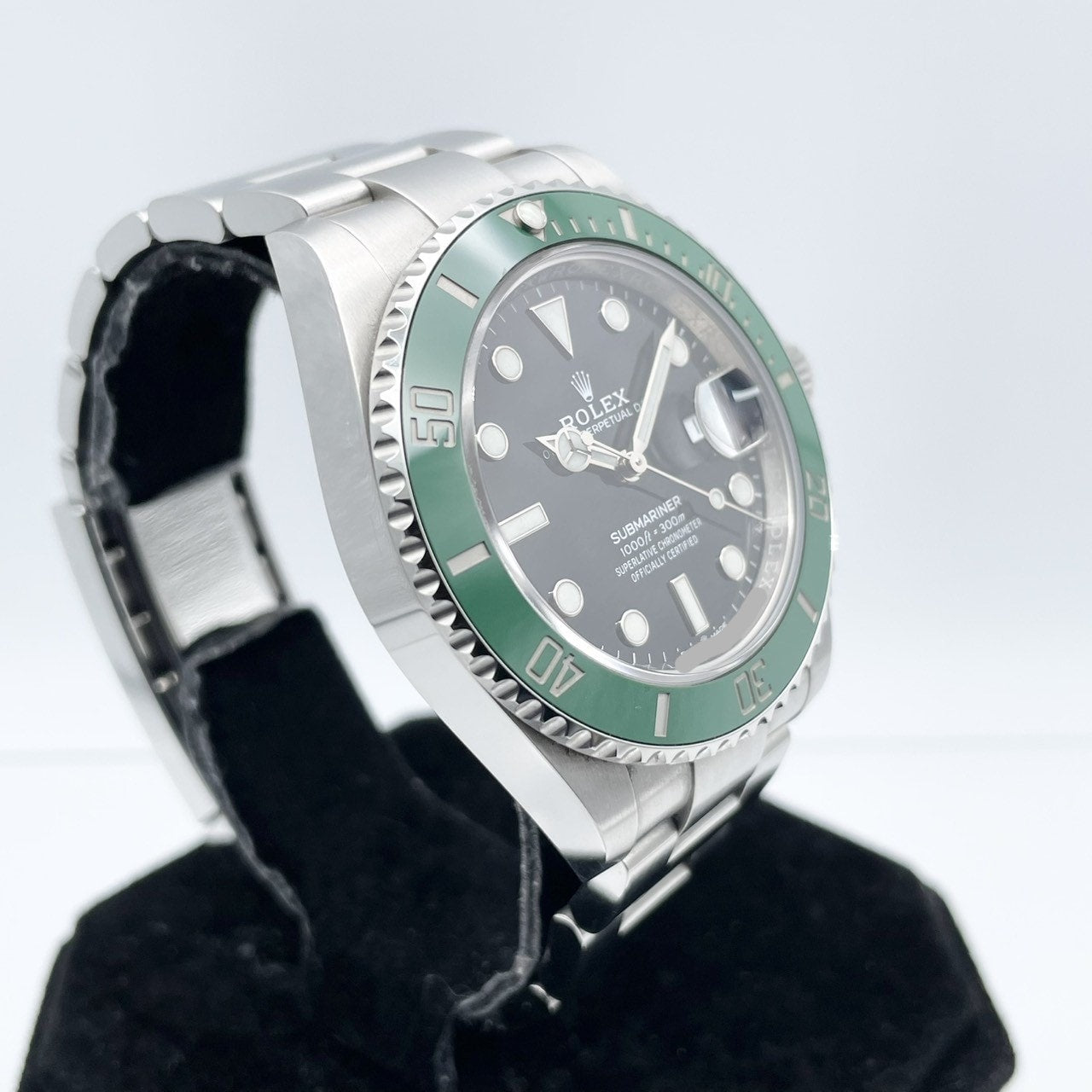 Pre-Owned Rolex Submariner Date 126610LV Oyster Bracelet Black 41mm