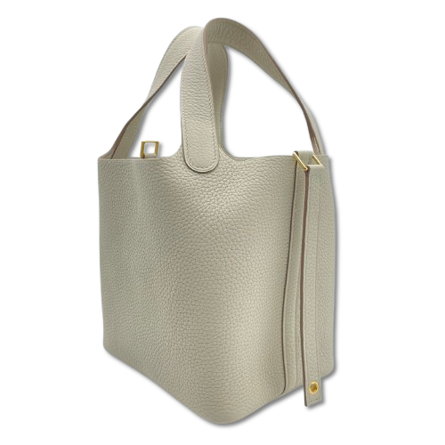 Hermes Picotin Lock PM Beton Torillon Clemence Gold Hardware B 조각.