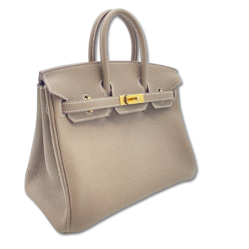 Hermes Birkin 25 Etoup Togo Gold Hardware W가 새겨 져 있습니다