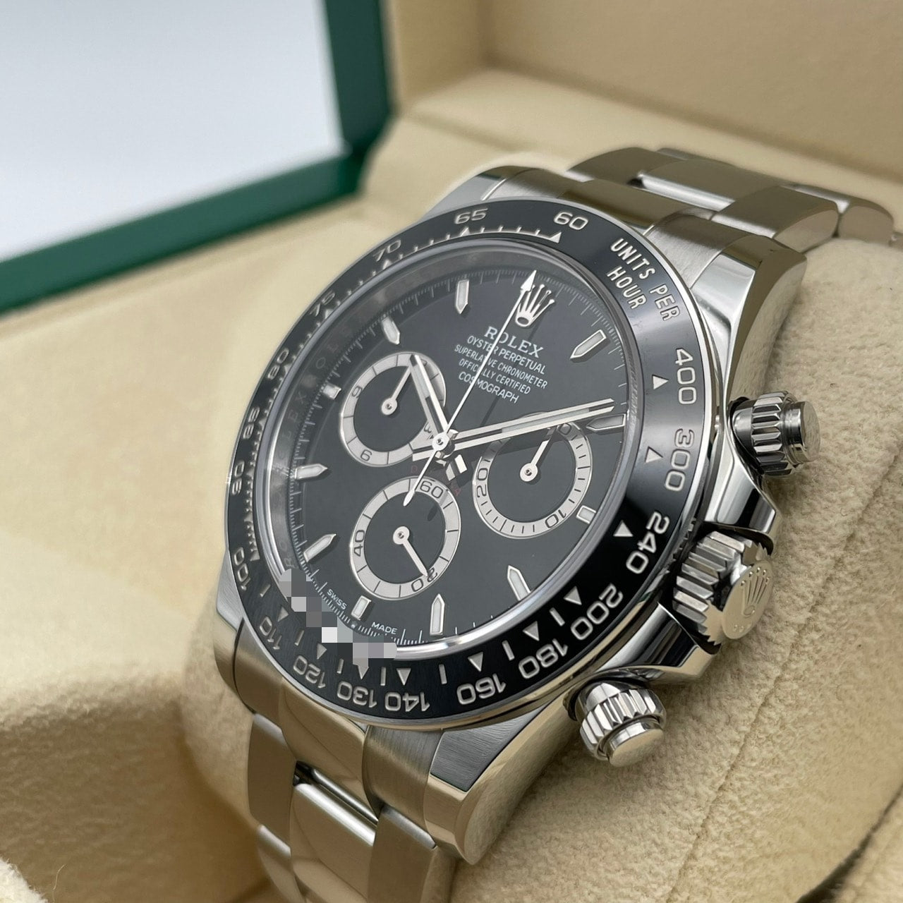 プレオウンド ロレックス デイトナ 126500LN ブラック ステンレススチール オイスターブレス 40mm