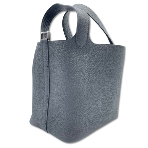 Hermes Picotin Lock PM Aldwards Torillon Clemence Silver Fittings w 새로