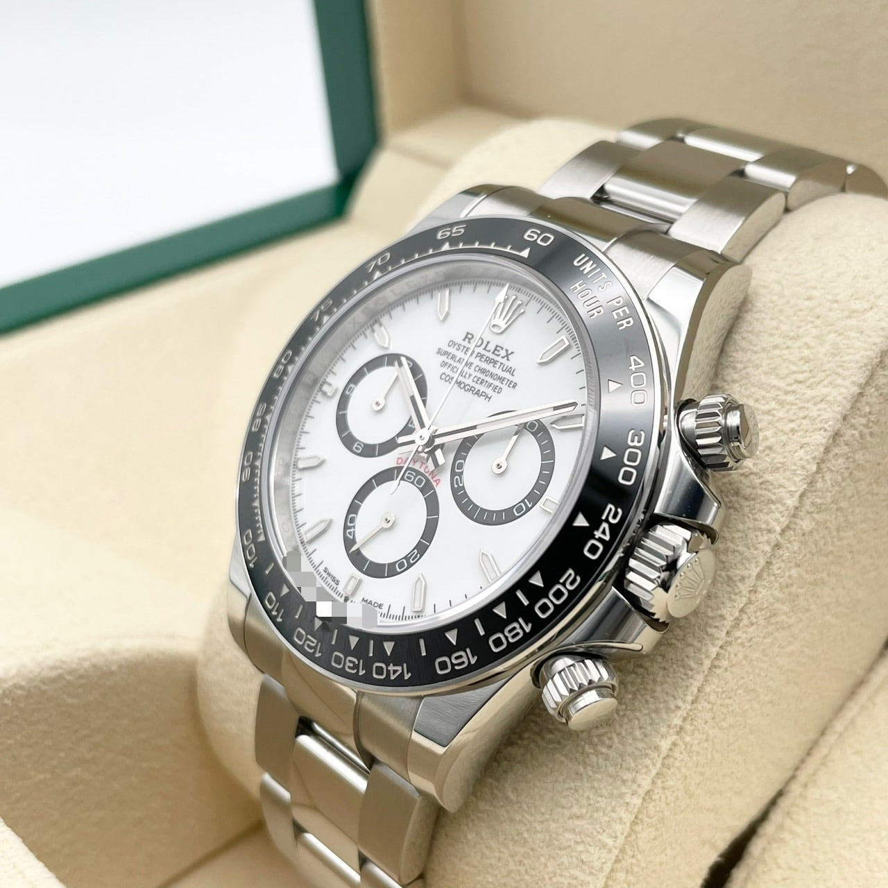 劳力士代托纳126500LN白色不锈钢40mm