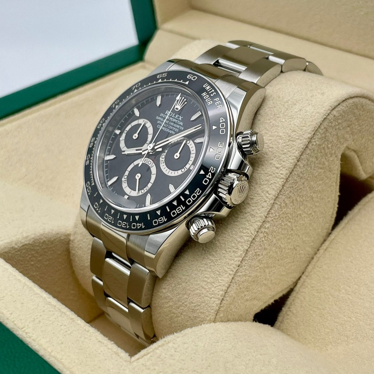 劳力士代托纳126500LN黑色不锈钢牡蛎手链40mm