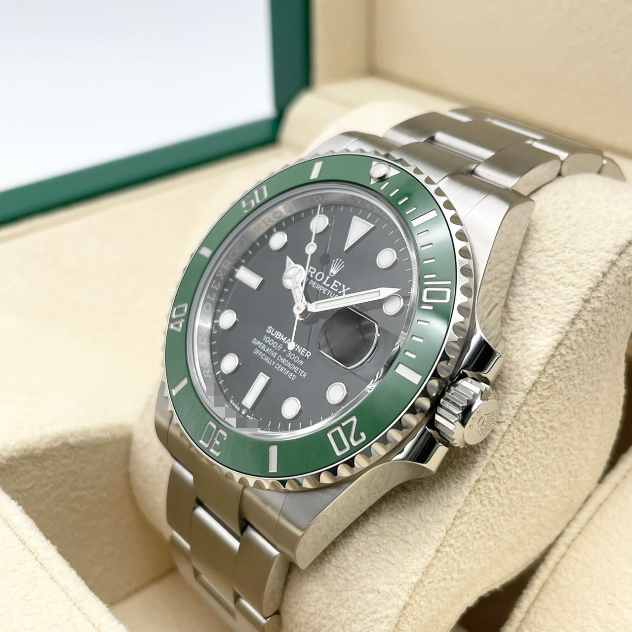 사전 소유 롤렉스 서브 마리너 날짜 126610LV 블랙 41mm
