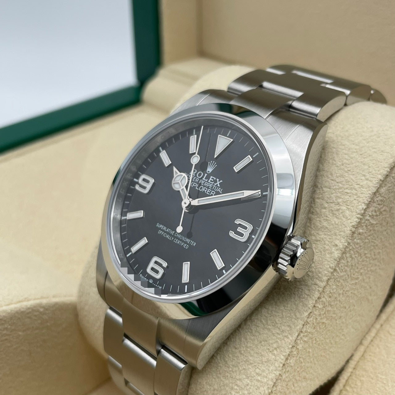 사전 소유 롤렉스 탐색기 224270 블랙 40mm