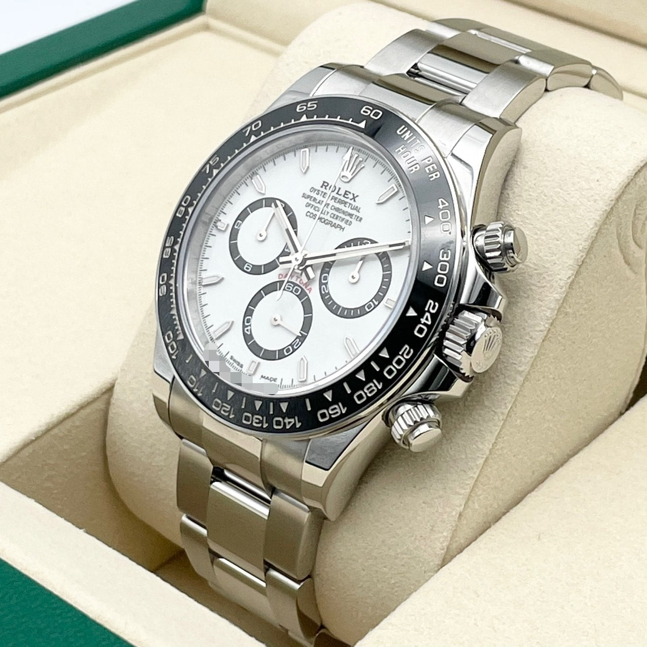 劳力士代托纳126500LN白色不锈钢40mm
