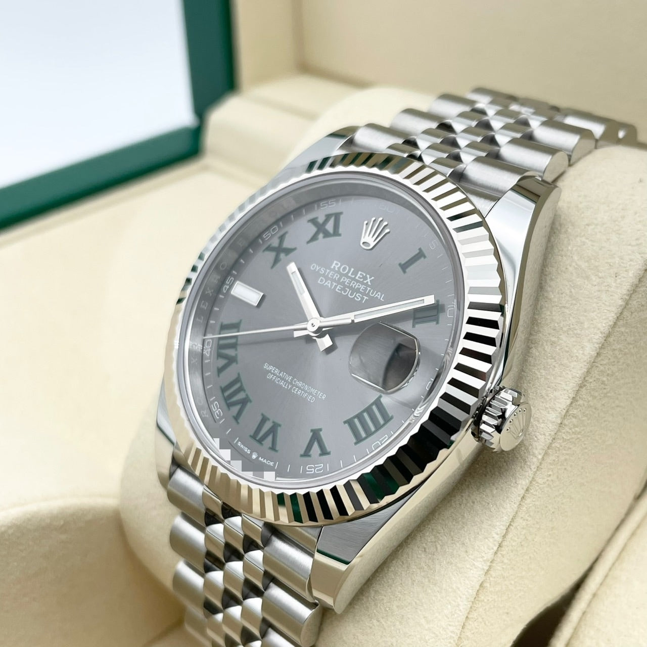 プレオウンド ロレックス デイトジャスト 126334 スレートジュビリーブレスレット 41mm