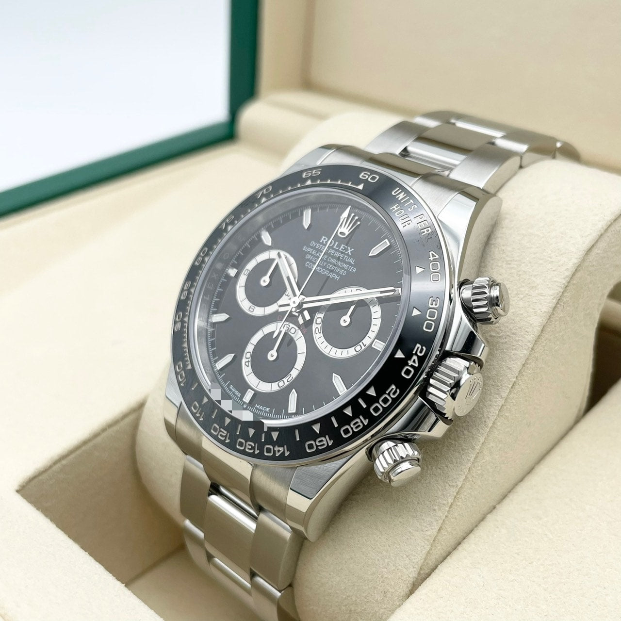 劳力士代托纳126500LN黑色不锈钢牡蛎手链40mm