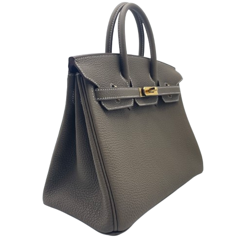 Hermes Birkin 25 Etoup Togo Gold Hardware W가 새겨 져 있습니다
