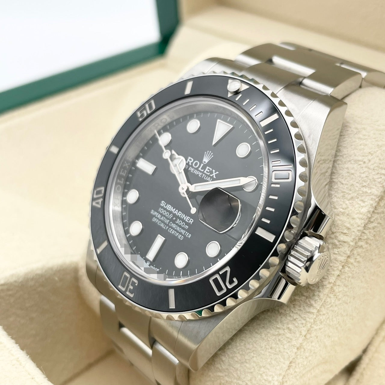 사전 소유 롤렉스 서브 마리너 날짜 126610ln 검은 색 41mm