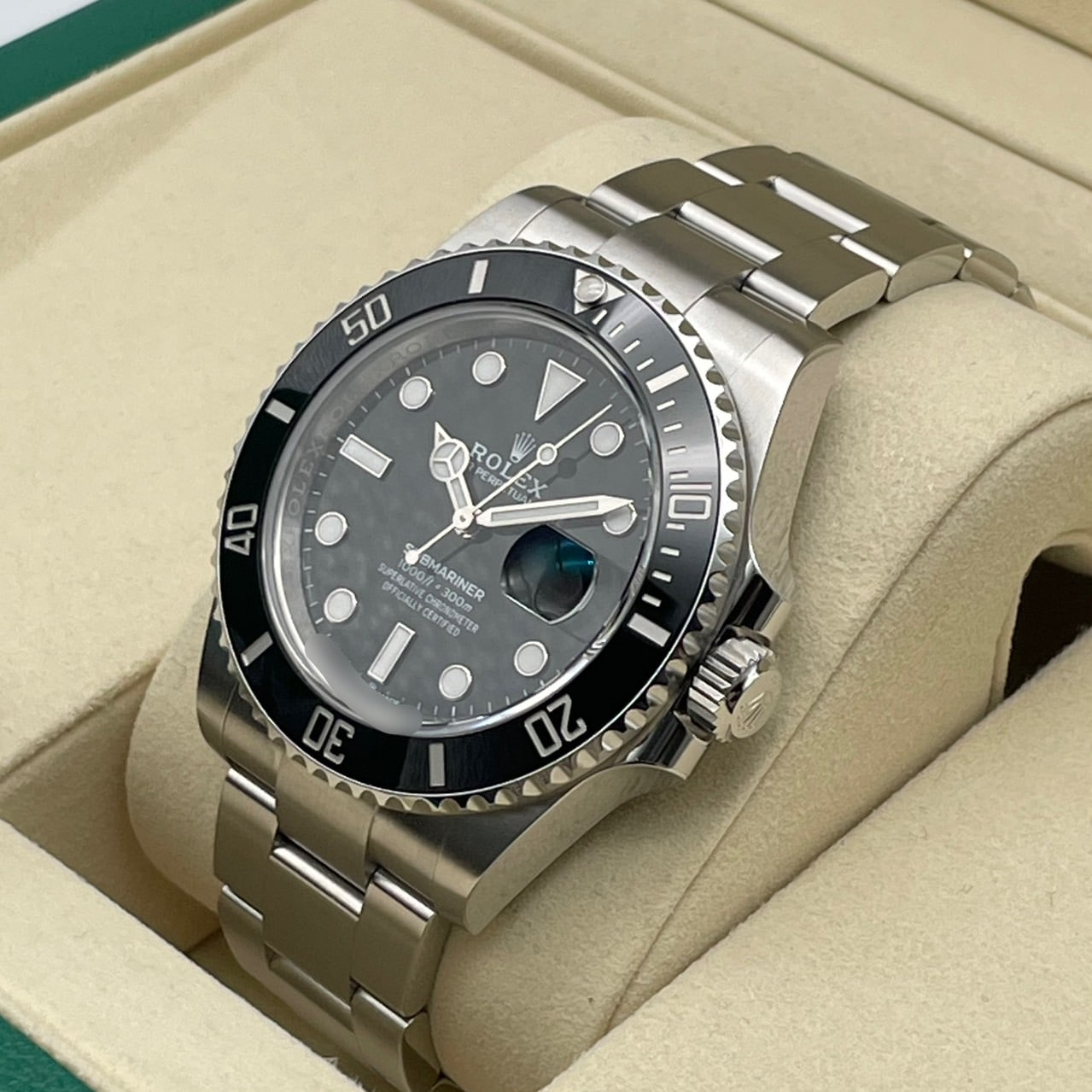 사전 소유 롤렉스 서브 마리너 날짜 126610ln 검은 색 41mm