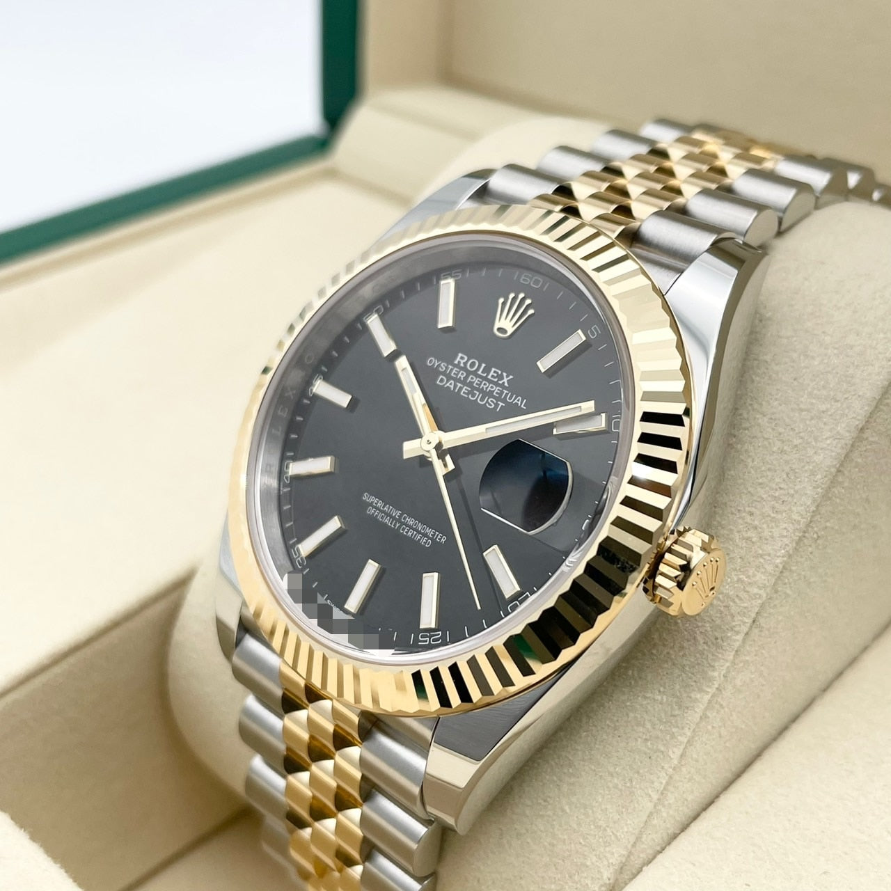 プレオウンド ロレックス デイトジャスト 126333 ブラック ジュビリーブレス 41mm