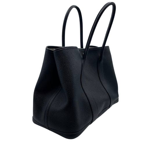 プレオウンド エルメス ガーデンパーティ PM ノワール ネゴンダ シルバー金具 C刻印