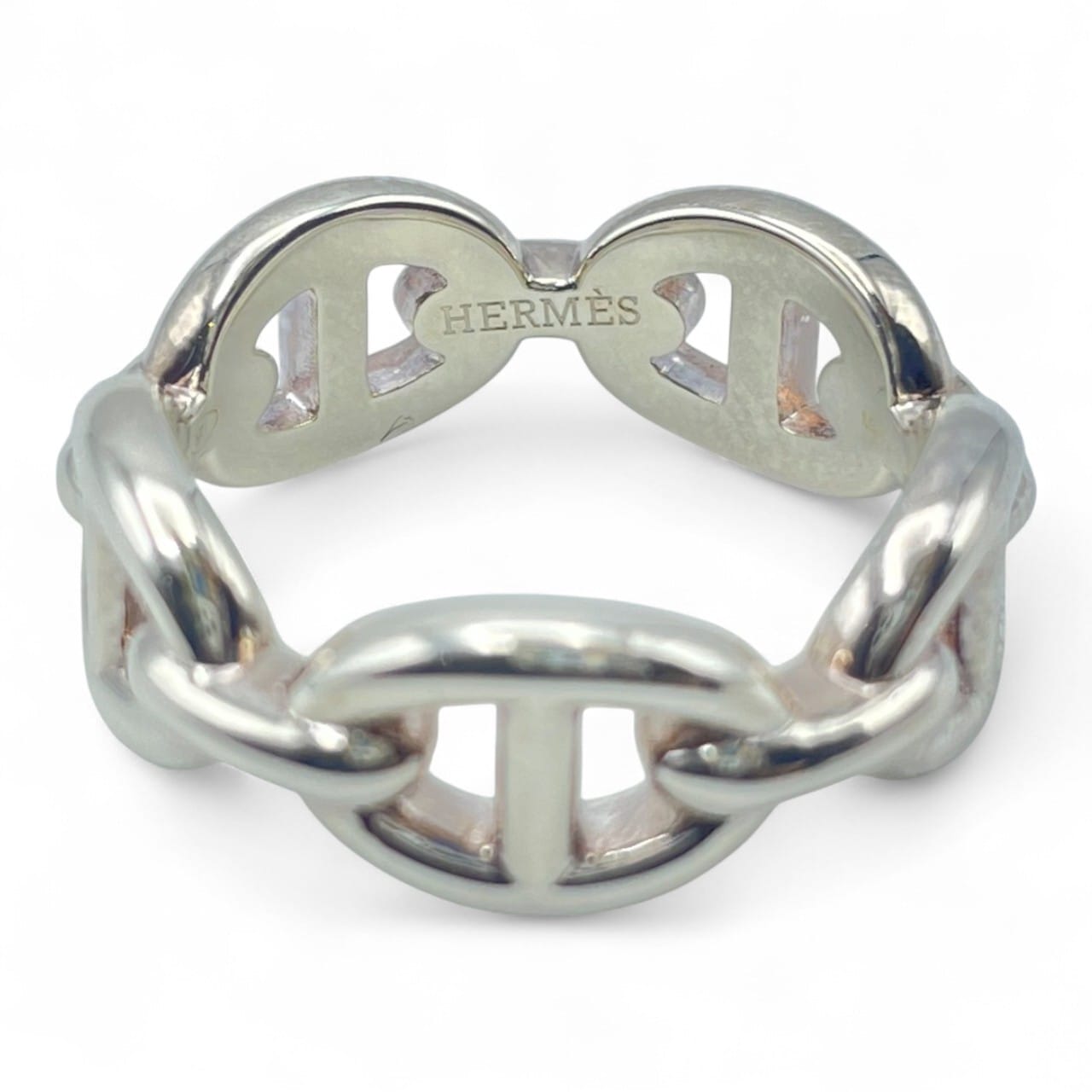 プレオウンドエルメス シェーヌ・ダンクル アンシェネリング PM 52 シルバー925 12号