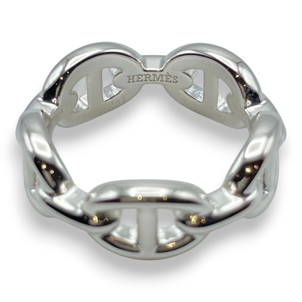 プレオウンドエルメス シェーヌ・ダンクル アンシェネ リング PM 51 シルバー925 11号