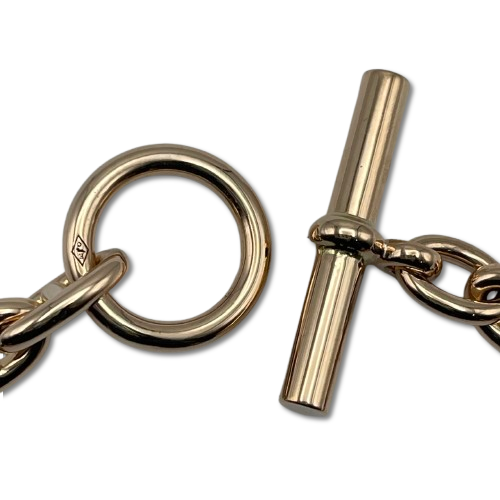 プレオウンドエルメス シェーヌ・ダンクル ブレスレット TPM ローズゴールド 24コマ