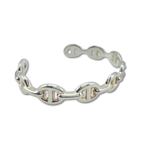 プレオウンドエルメス シェーヌ・ダンクル アンシェネ ブレスレット LG シルバー925