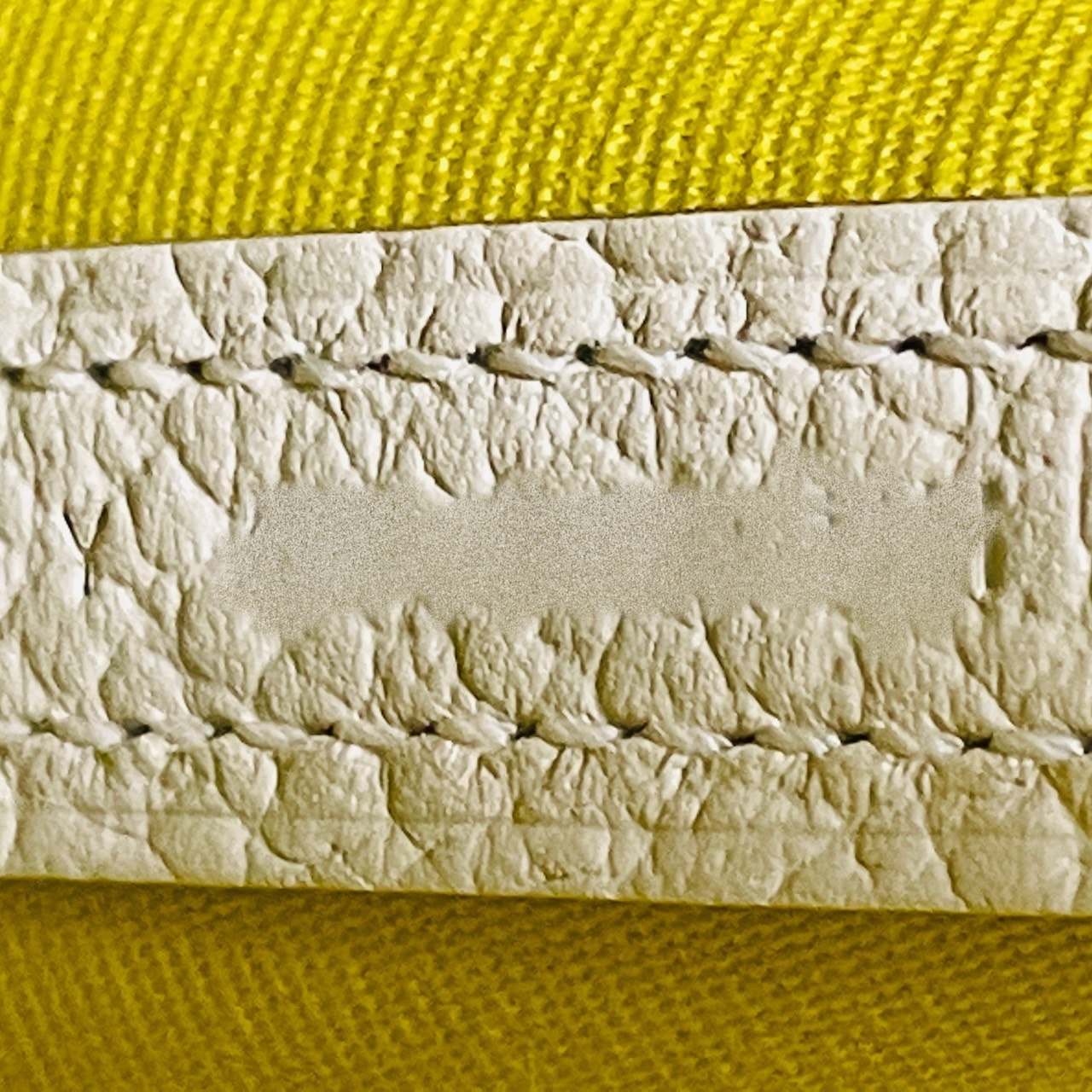 Pre-Owned Hermes Garden Party TPM Lime Blanc