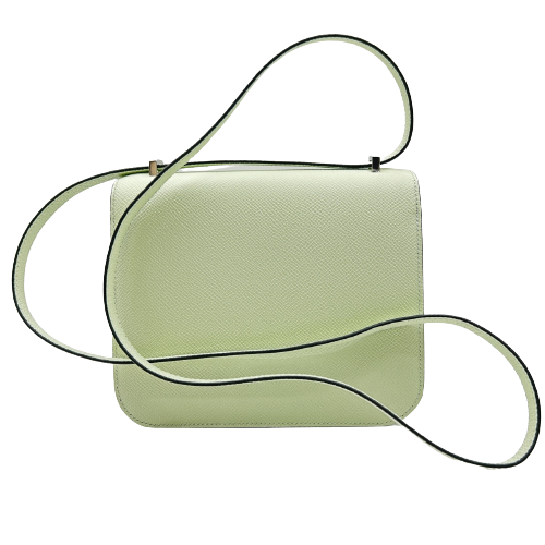 Hermes Constance 3 Mini 18 거울 베일 피즈 Vaud Epson Silver 피팅 u 조각.