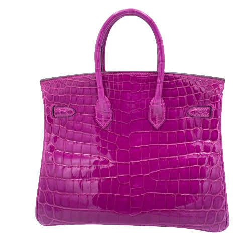 Hermes Birkin 25 Rose Cheherazade 25 Nilotticus 골드 하드웨어 C.