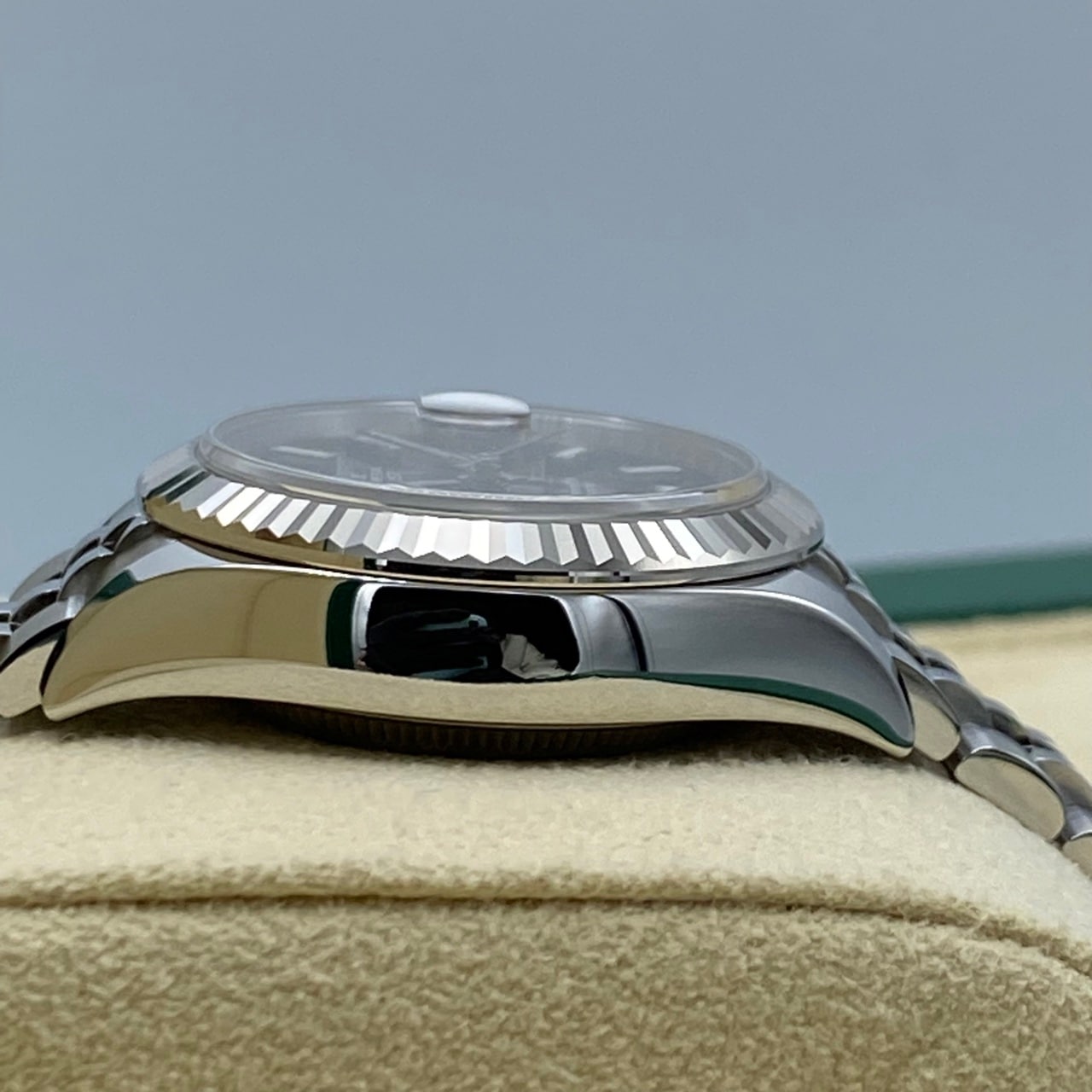 プレオウンド ロレックス デイトジャスト 279174 ダークグレー 28mm ステンレススチール ホワイトゴールド ジュビリーブレス