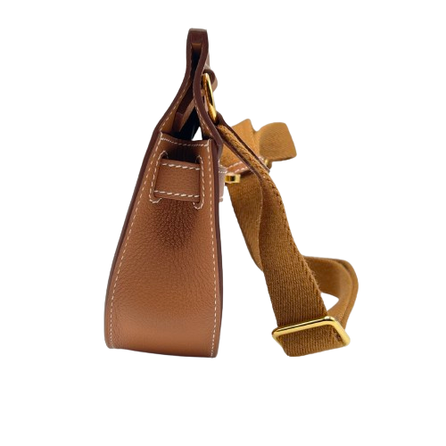 Hermes Gypsiere Mini Ever Color Gold Gold Metal Fittings w 새겨 져