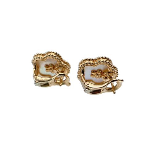 Van Cleef & Arpels Lucky Spring Plum Blossom Earrings VCARP7RU00 진주의 어머니