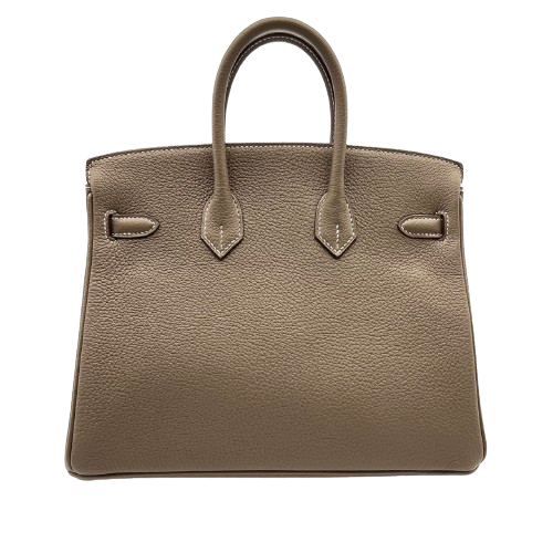 Hermes Birkin 25 Etoup Togo Silver Metal Fittings B 조각