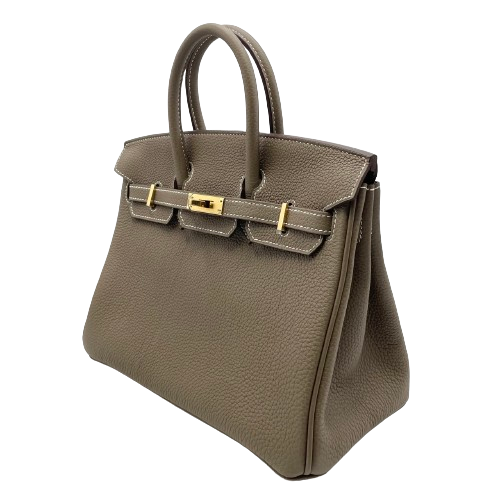 Hermes Birkin 25 Etoup Togo Gold Hardware B가 새겨 져 있습니다