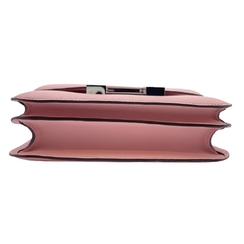 Hermes Constance Mini 18 Rose Sakura Vo Swift Silver Metal Fittings W 새로