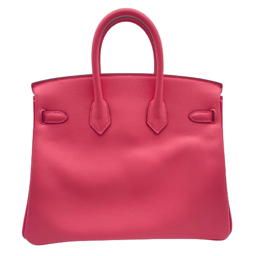 Hermes Birkin 25 Rose Azare Swift Silver Metal Fittings B 새겨 져